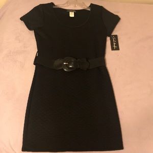 NEW Black Dress with Belt